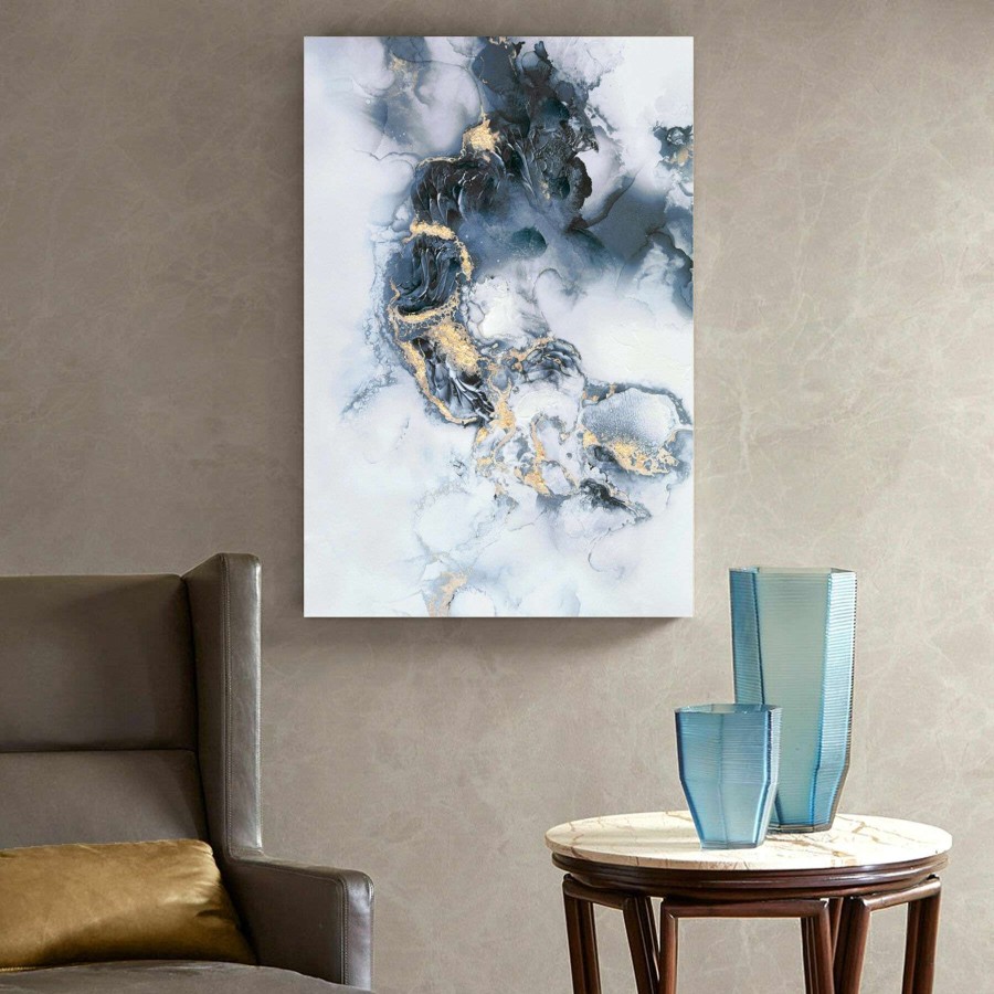 Wall Art * | Break In The Clouds Embellished Canvas Wall Art, 24 36 Discount