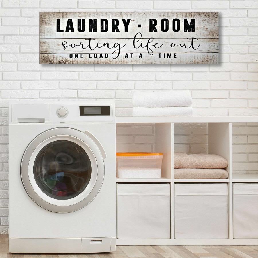 Wall Art * | Laundry Room Canvas Wall Art, 36 12 Special Style