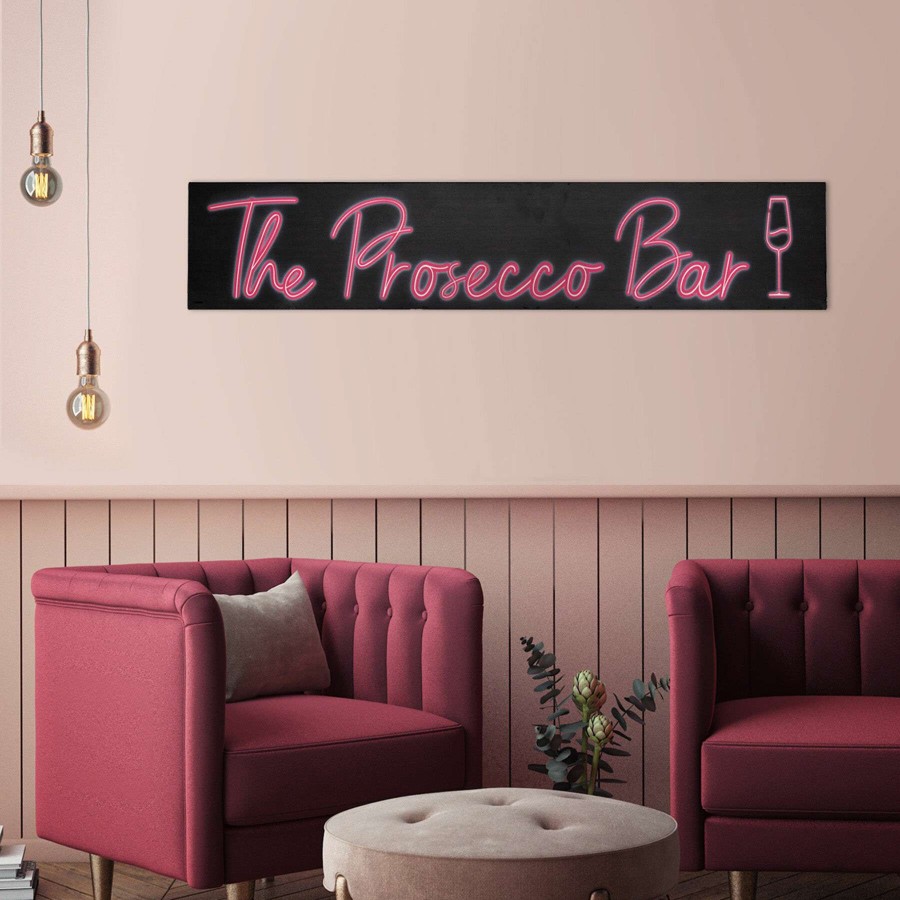 Wall Art * | 36X7 The Prosecco Bar Wall Art Promotion