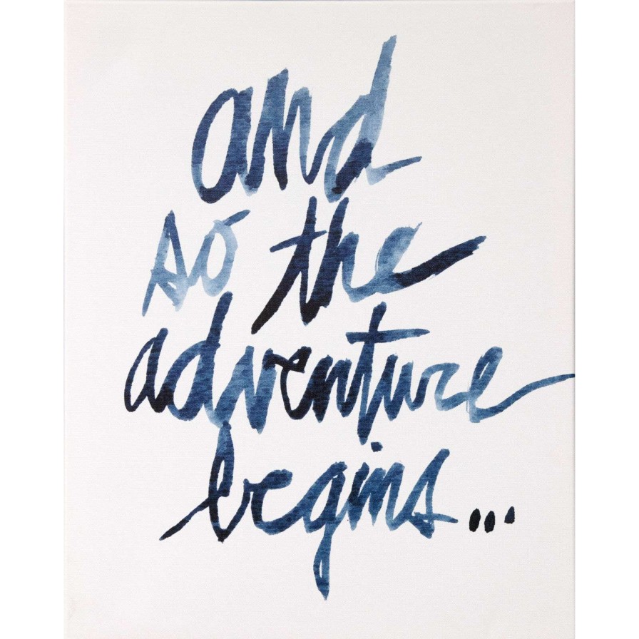 Wall Art * | And So The Adventure Begins Canvas Wall Art, 16 20 At Discount Prices