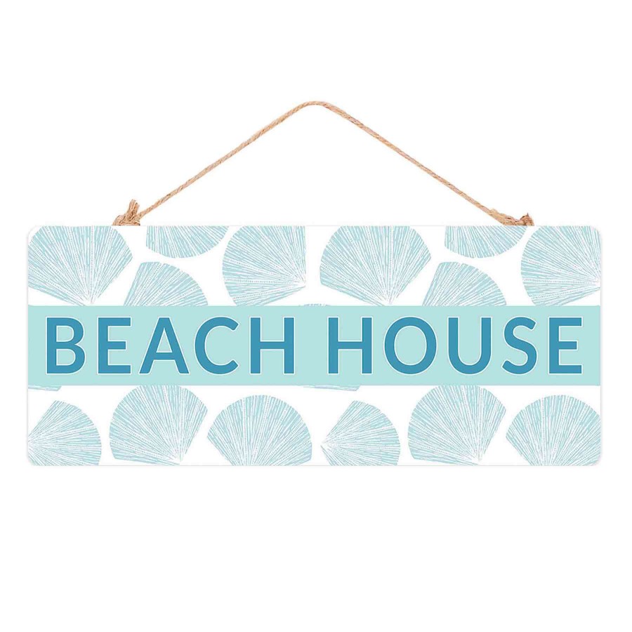 Wall Art * | Ty Pennington Beach House Hanging Wall Sign, 12 Online Discount