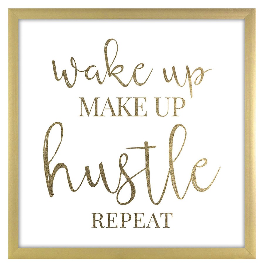 Wall Art * | 14X14 Framed Hustle Wall Art Clearance