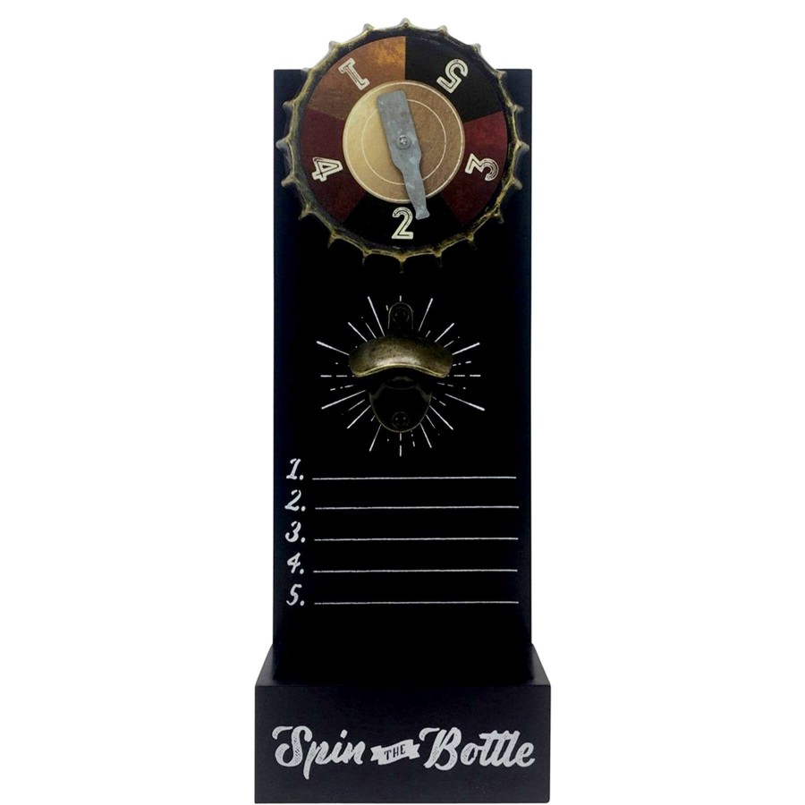 Wall Art * | 6X17 Pop It Spin It Game Bottle Opener With Cap Catcher Wall Art At Discount Prices