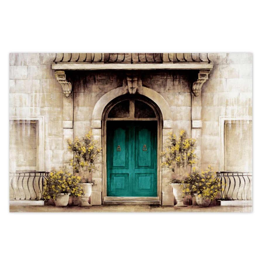 Wall Art * | Bistro Doorway Canvas Wall Art, 22 23 Hot Sell