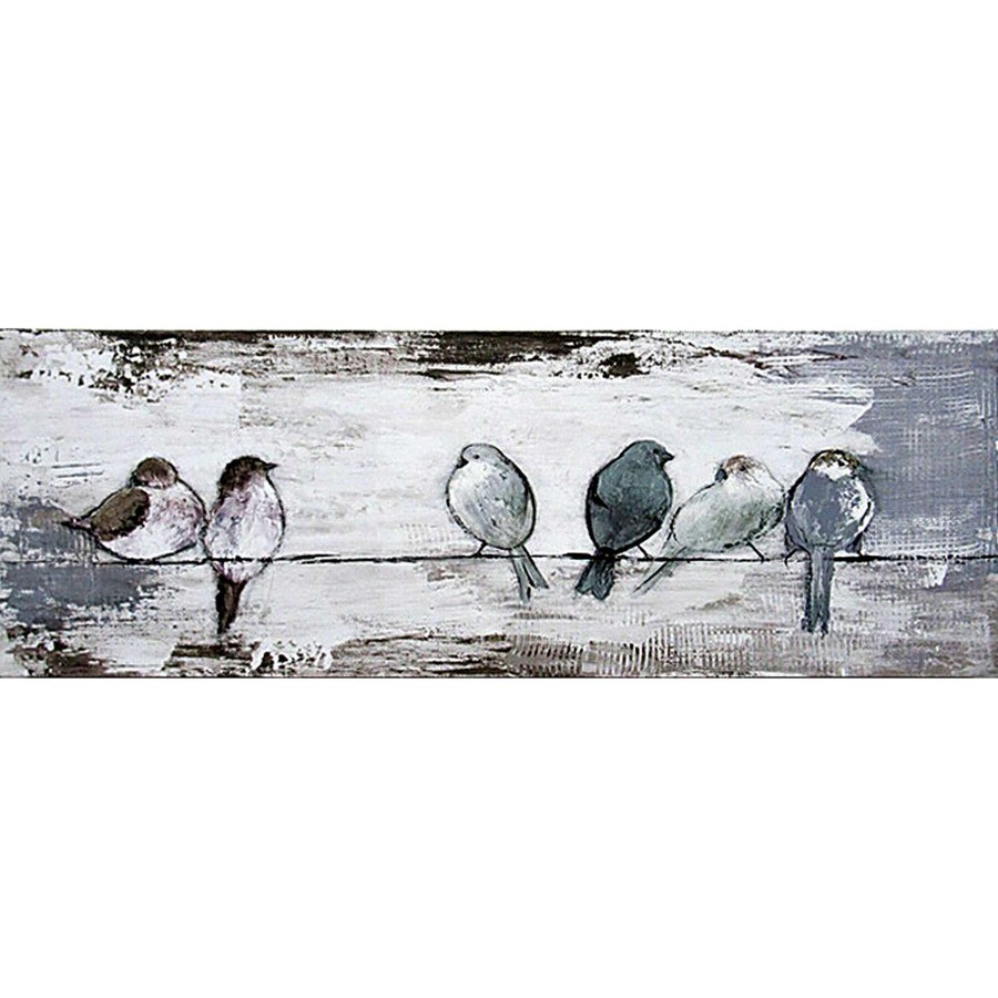 Wall Art * | Song Bird Chorus Canvas Wall Art, 36 12 Online Discount