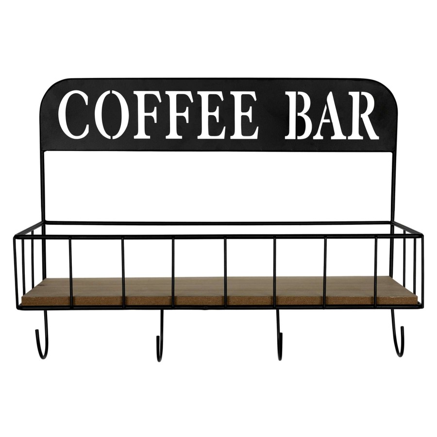 Wall Art * | 16X12 Coffee Bar Hooks Wall Art Half Price