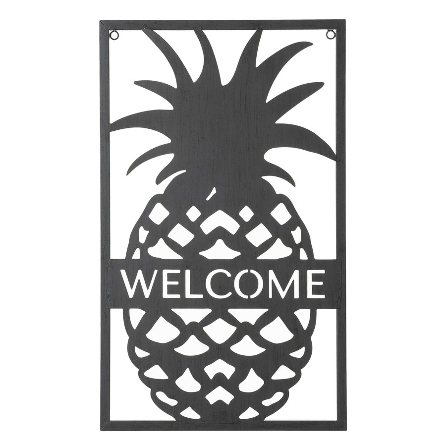 Wall Art * | Grace Mitchell Pineapple Cutout Wall Panel, 30 Online Discount