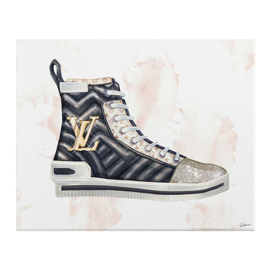 Wall Art * | Glam High-Top Canvas Wall Art, 12 16 Nice Style