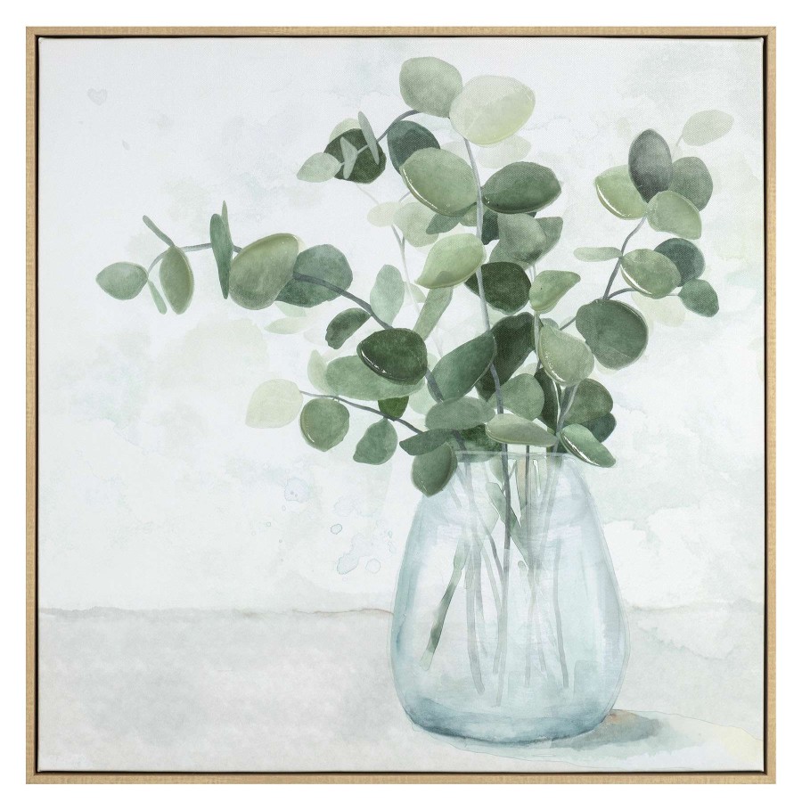 Wall Art * | Framed Floral Canvas Wall Art, 24 Discount