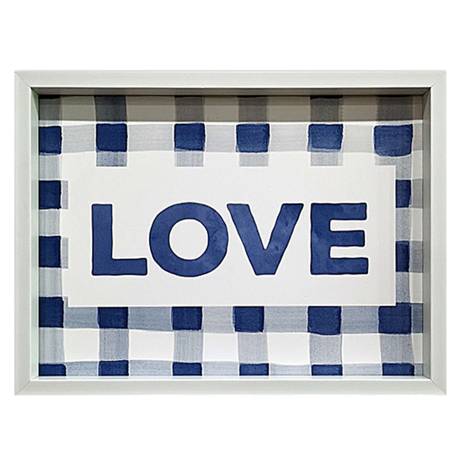 Wall Art * | Aw 16X12 Gingham Love Cheaper