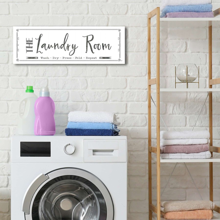 Wall Art * | Laundry Room Canvas Wall Art, 36 12 Glamor Model