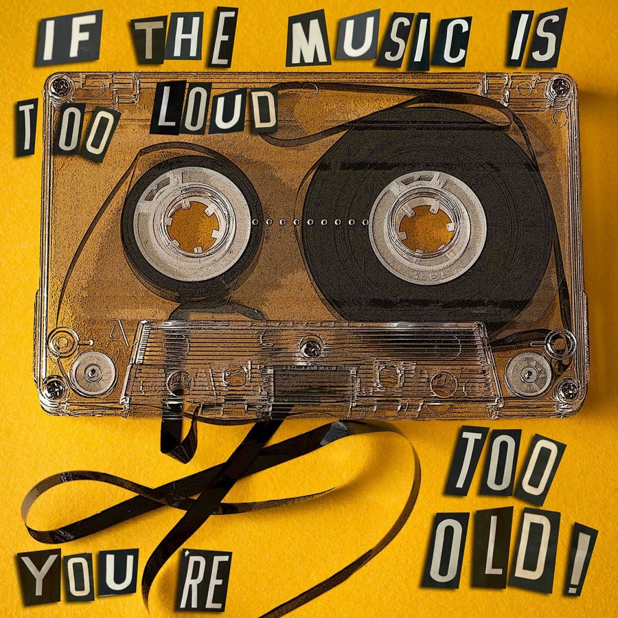 Wall Art * | Music Too Loud Vintage Cassette Canvas Wall Art, 22 Promotion