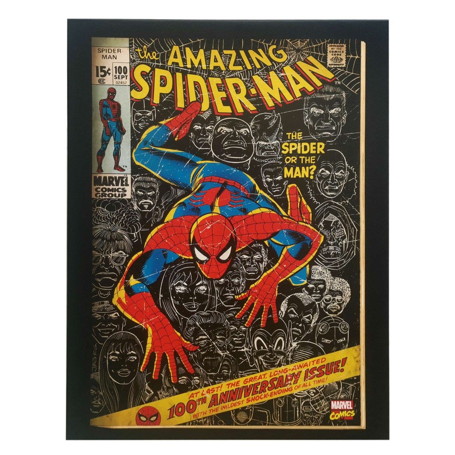 Wall Art * | Spider-Man Canvas Wall Art, 14 18 Hot Sell