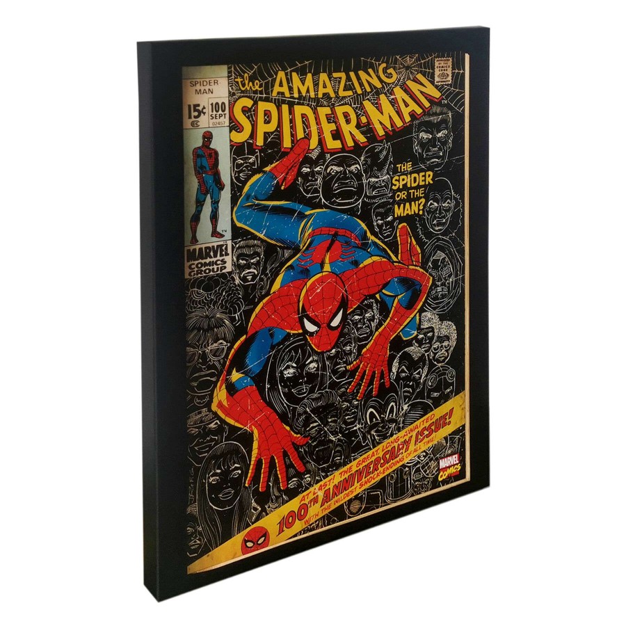 Wall Art * | Spider-Man Canvas Wall Art, 14 18 Hot Sell