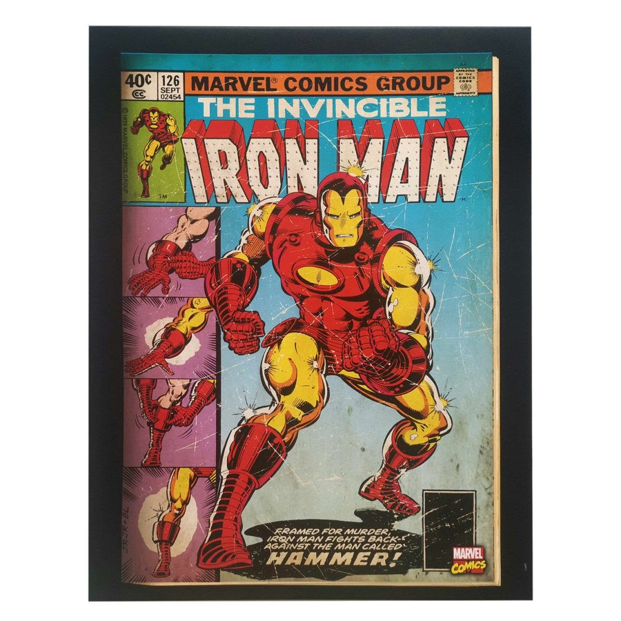 Wall Art * | Iron Man Issue #126 Canvas Wall Art, 14 18 Brilliant Design