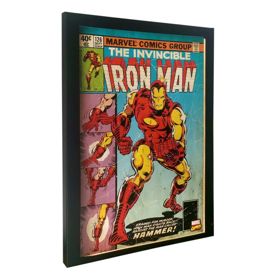 Wall Art * | Iron Man Issue #126 Canvas Wall Art, 14 18 Brilliant Design