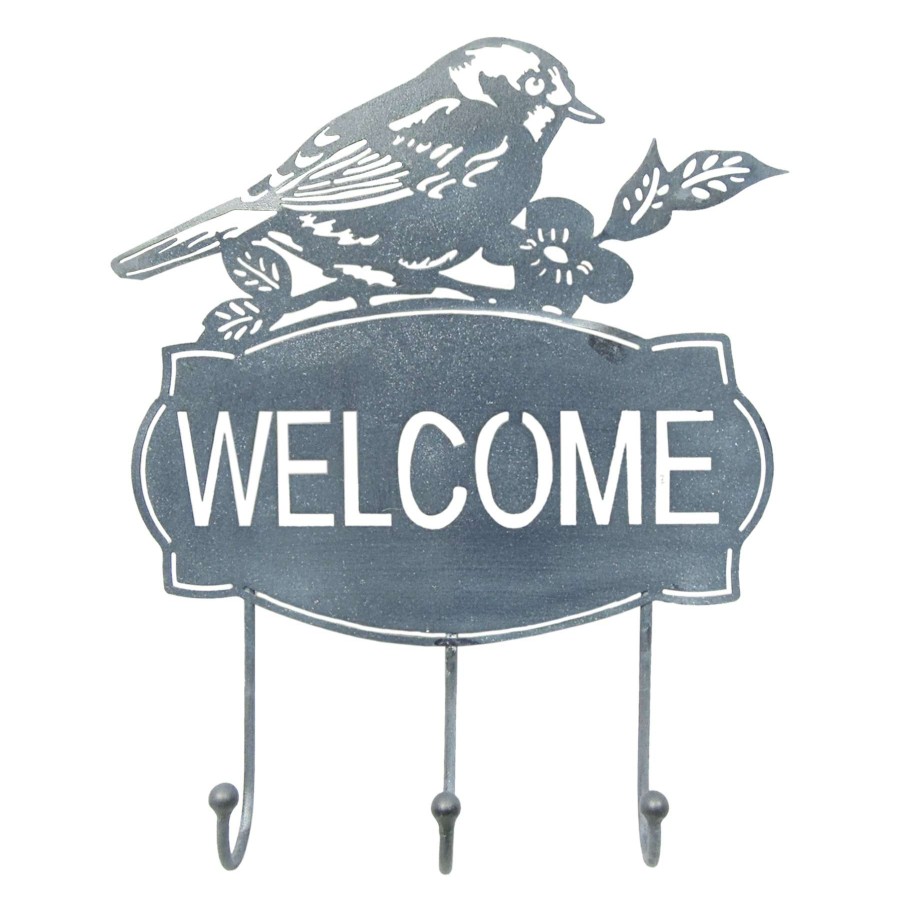 Wall Art * | 3-Hook Welcome Wall Hanger Discounts Online