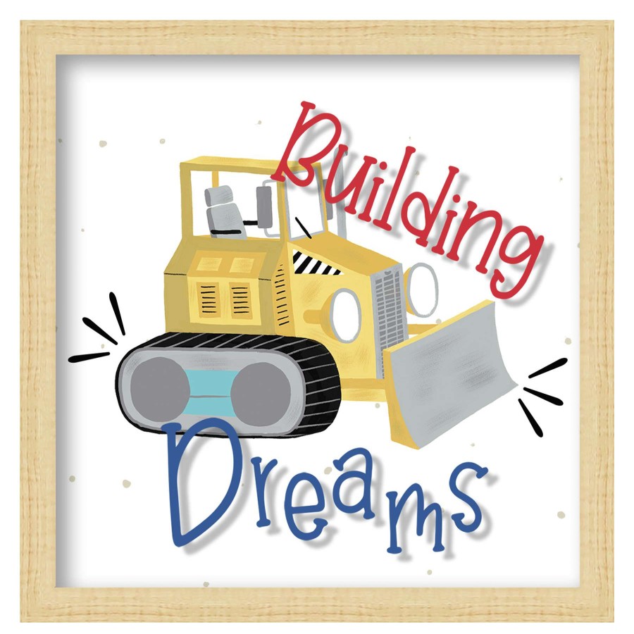 Wall Art * | 13X13 Building Dreams Print Under Glass Half Price