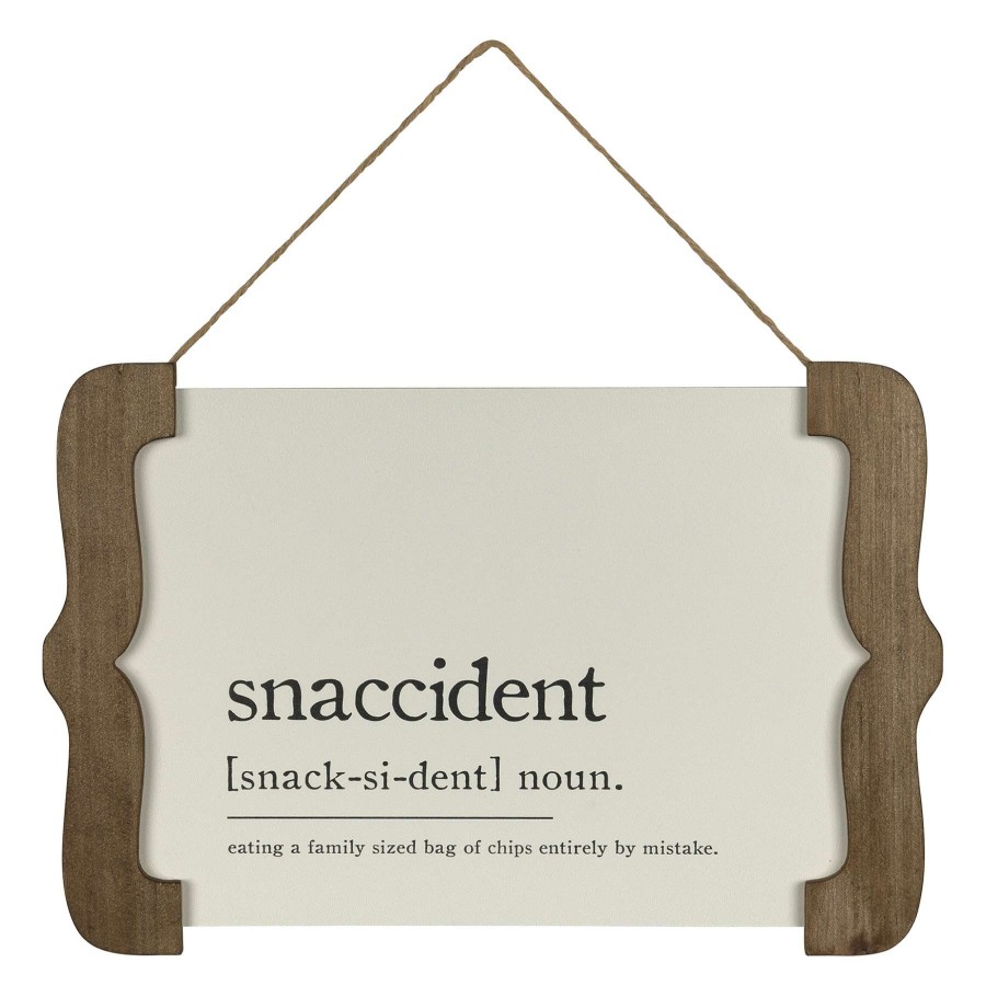 Wall Art * | 13X9 Snaccident Sign Nice Style