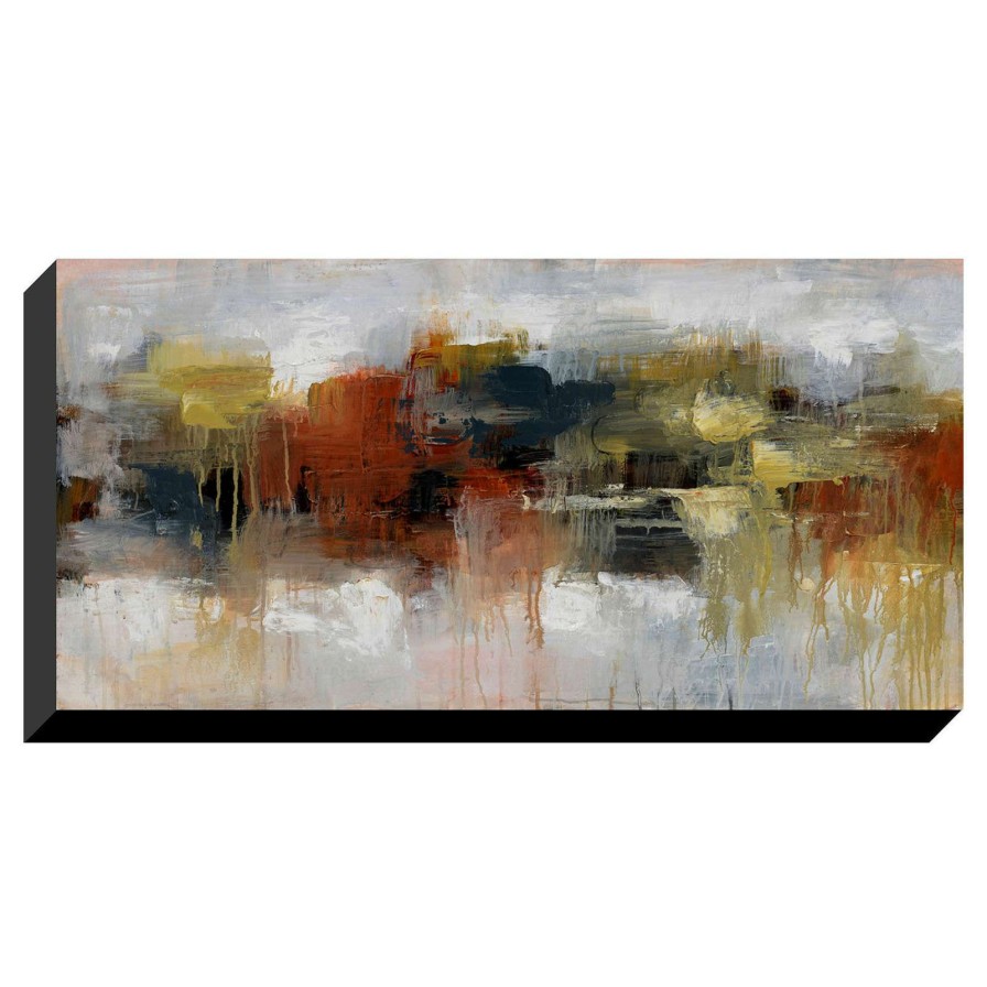 Wall Art * | 27X55 Abstract Enhanced Canvas At Unbeatable Price