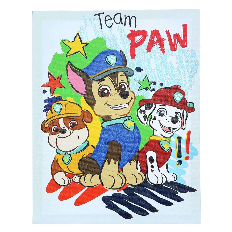 Wall Art * | Aa 11X14 Paw Patrol Canvas Wal Clearance