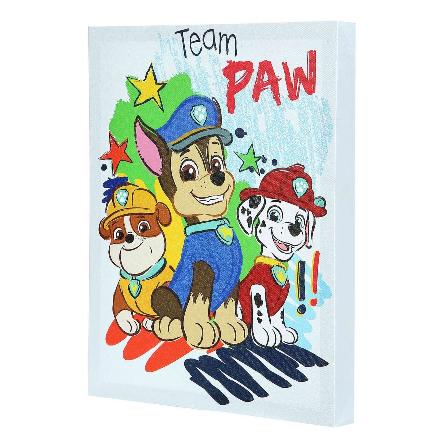 Wall Art * | Aa 11X14 Paw Patrol Canvas Wal Clearance