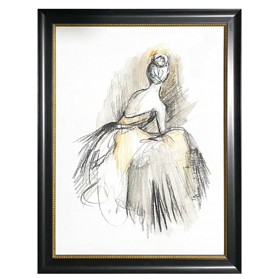 Wall Art * | Framed Sketch Wall Art, 21 27 Unique Style