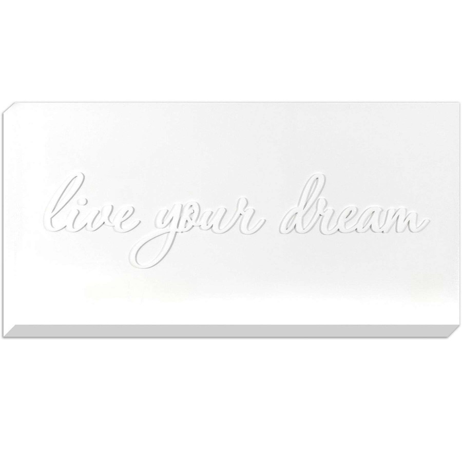 Wall Art * | Live Your Dream Canvas Wall Art, 20 40 Offering Discounts