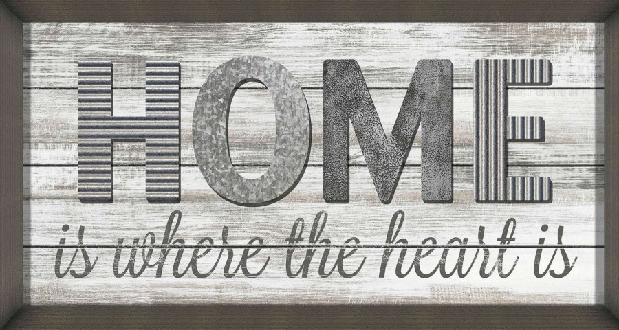 Wall Art * | 26 14 Home Lifted Words Framed/Glass Online Discount