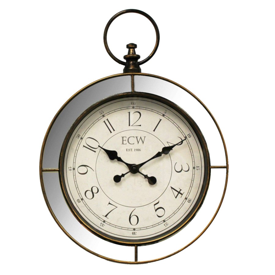 Clocks * | 18In Pocket Watch Style Clock Excellent Quality