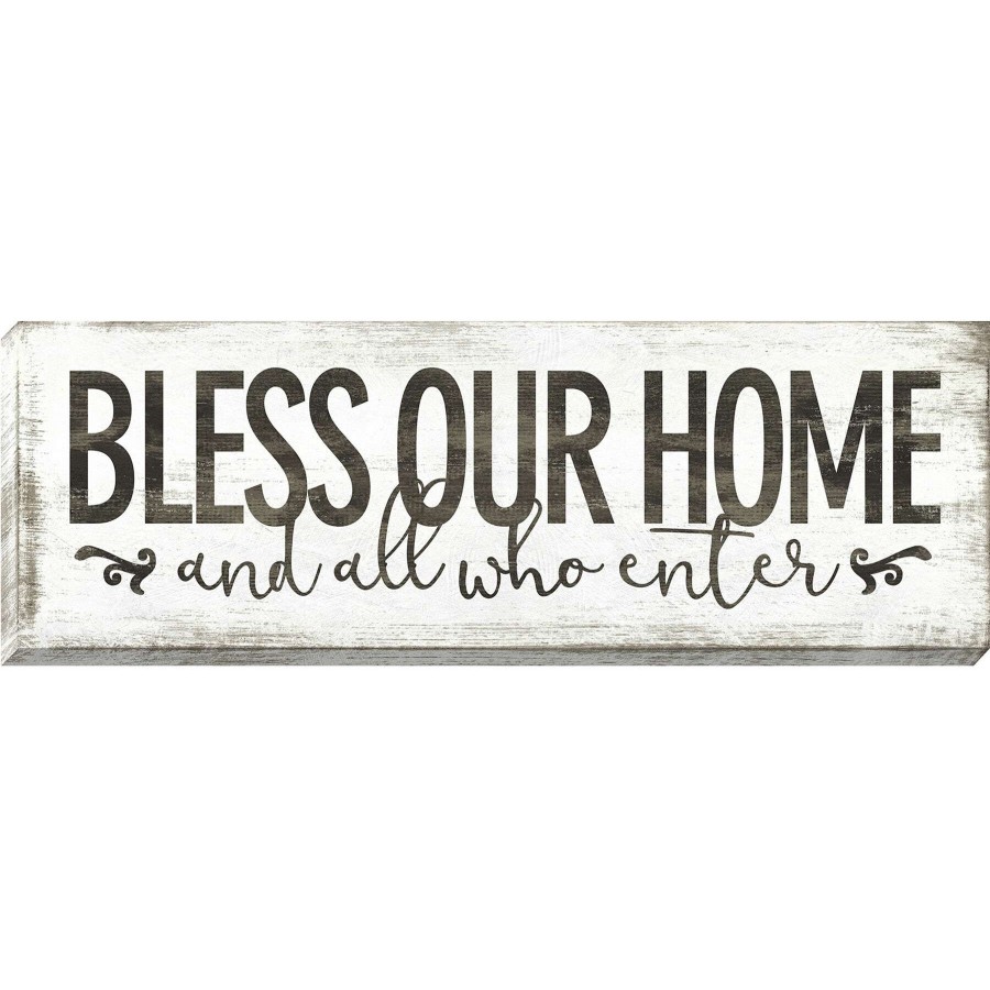 Wall Art * | Bless Our Home Textured Canvas Wall Art, 12 36 Promotion